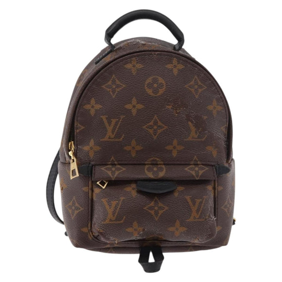 LOUIS VUITTON Monogram Palm Springs MINI Backpack M44873 LV Auth 188811A