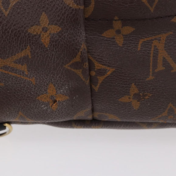 LOUIS VUITTON Monogram Palm Springs MINI Backpack M44873 LV Auth 188811A