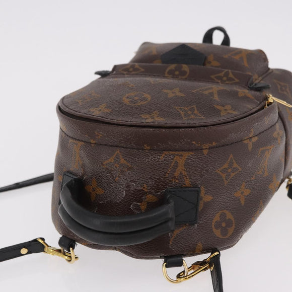 LOUIS VUITTON Monogram Palm Springs MINI Backpack M44873 LV Auth 188811A