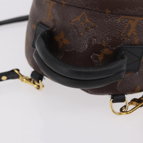 LOUIS VUITTON Monogram Palm Springs MINI Backpack M44873 LV Auth 188811A