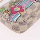LOUIS VUITTON Damier Azur Vivienne Mini Pochette Accessoires N60487 Auth 188812SAM-14
