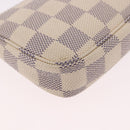LOUIS VUITTON Damier Azur Vivienne Mini Pochette Accessoires N60487 Auth 188812SAM-16