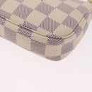 LOUIS VUITTON Damier Azur Vivienne Mini Pochette Accessoires N60487 Auth 188812SAM-17