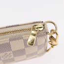 LOUIS VUITTON Damier Azur Vivienne Mini Pochette Accessoires N60487 Auth 188812SAM-9