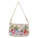 LOUIS VUITTON Damier Azur Vivienne Mini Pochette Accessoires N60487 Auth 188812SAM-13