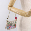 LOUIS VUITTON Damier Azur Vivienne Mini Pochette Accessoires N60487 Auth 188812SAM-22
