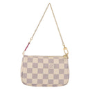 LOUIS VUITTON Damier Azur Vivienne Mini Pochette Accessoires N60487 Auth 188812SAM-2