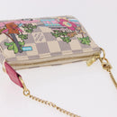 LOUIS VUITTON Damier Azur Vivienne Mini Pochette Accessoires N60487 Auth 188812SAM-6