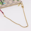 LOUIS VUITTON Damier Azur Vivienne Mini Pochette Accessoires N60487 Auth 188812SAM-7