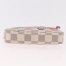 LOUIS VUITTON Damier Azur Vivienne Mini Pochette Accessoires N60487 Auth 188812SAM-5