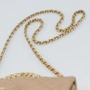 CHANEL Matelasse Chain Shoulder Bag Leather 2way Gold CC Auth 188813SM-15
