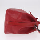 LOUIS VUITTON Epi Petit Noe Shoulder Bag Red M44107 LV Auth 188820-3