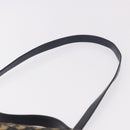 Christian Dior Trotter Canvas Hand Bag 2way Navy Gold Auth 188822-11