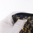 Christian Dior Trotter Canvas Hand Bag 2way Navy Gold Auth 188822-18
