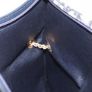 Christian Dior Trotter Canvas Hand Bag 2way Navy Gold Auth 188822-21