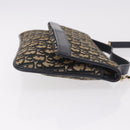 Christian Dior Trotter Canvas Hand Bag 2way Navy Gold Auth 188822-5