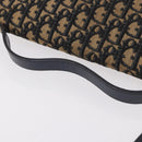Christian Dior Trotter Canvas Hand Bag 2way Navy Gold Auth 188822-8