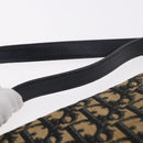 Christian Dior Trotter Canvas Hand Bag 2way Navy Gold Auth 188822-9