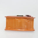 LOUIS VUITTON Monogram Vernis Spring Street Hand Bag Pink M91033 LV Auth 188824-6