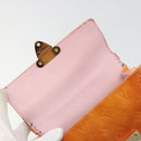 LOUIS VUITTON Monogram Vernis Spring Street Hand Bag Pink M91033 LV Auth 188824-9