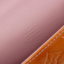 LOUIS VUITTON Monogram Vernis Spring Street Hand Bag Pink M91033 LV Auth 188824-22