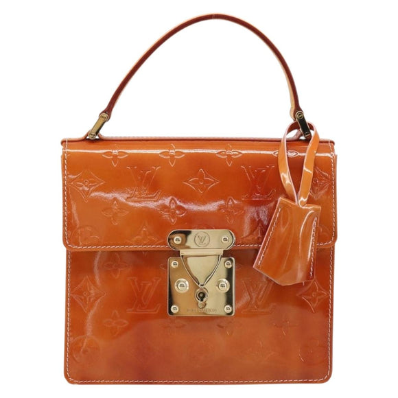 LOUIS VUITTON Monogram Vernis Spring Street Handtas Roze M91033 LV Auth 188824