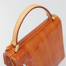 LOUIS VUITTON Monogram Vernis Spring Street Hand Bag Pink M91033 LV Auth 188824-7