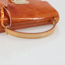 LOUIS VUITTON Monogram Vernis Spring Street Hand Bag Pink M91033 LV Auth 188824-8