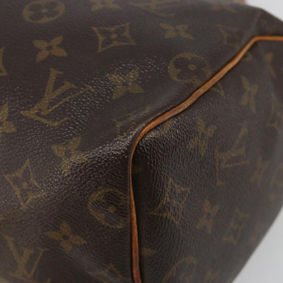 LOUIS VUITTON Monogram Speedy 25 Hand Bag M41528 LV Auth 188826