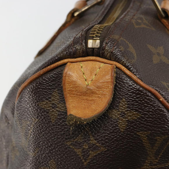 LOUIS VUITTON Monogram Speedy 25 Hand Bag M41528 LV Auth 188826