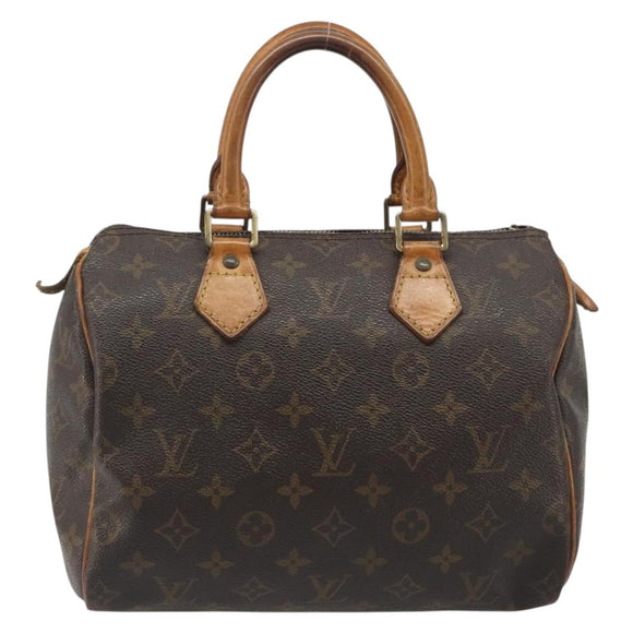 LOUIS VUITTON Monogram Speedy 25 Hand Bag M41528 LV Auth 188826