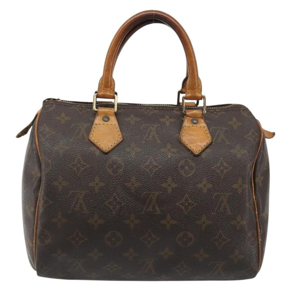 LOUIS VUITTON Monogram Speedy 25 Hand Bag M41528 LV Auth 188826