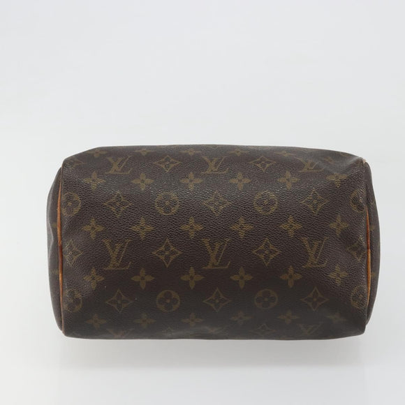 LOUIS VUITTON Monogram Speedy 25 Hand Bag M41528 LV Auth 188826