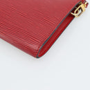 LOUIS VUITTON Epi Pochette Accessoires Pouch Red M52947 LV Auth 188828-16