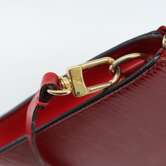 LOUIS VUITTON Epi Pochette Accessoires Pouch Red M52947 LV Auth 188828