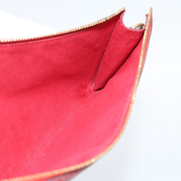 LOUIS VUITTON Epi Pochette Accessoires Pouch Red M52947 LV Auth 188828