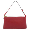 LOUIS VUITTON Epi Pochette Accessoires Pouch Red M52947 LV Auth 188828-13