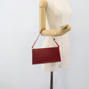 LOUIS VUITTON Epi Pochette Accessoires Pouch Red M52947 LV Auth 188828-21