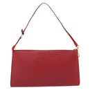 LOUIS VUITTON Epi Pochette Accessoires Pouch Red M52947 LV Auth 188828-2