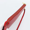 LOUIS VUITTON Epi Pochette Accessoires Pouch Red M52947 LV Auth 188828-6