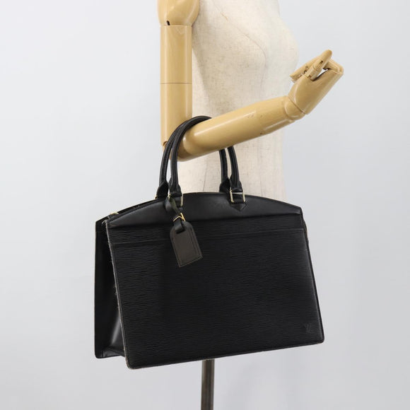 LOUIS VUITTON Epi Riviera Hand Bag Black M48182 LV Auth 188829