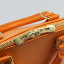 LOUIS VUITTON Epi Alma Hand Bag Orange Mandarin M5214H LV Auth 188830SAV-19