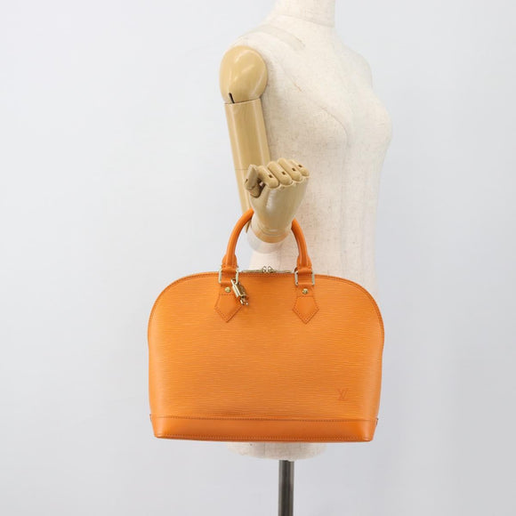 LOUIS VUITTON Epi Alma Hand Bag Orange Mandarin M5214H LV Auth 188830SAV