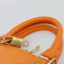 LOUIS VUITTON Epi Alma Hand Bag Orange Mandarin M5214H LV Auth 188830SAV-14