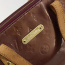 LOUIS VUITTON Monogram Vernis Bellevue PM Hand Bag Violet M93584 LV Auth 188831-18