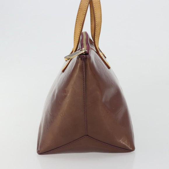 LOUIS VUITTON Monogram Vernis Bellevue PM Hand Bag Violet M93584 LV Auth 188831