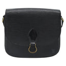 LOUIS VUITTON Epi Saint Cloud GM Shoulder Bag Black Noir M52192 LV Auth 188832-13