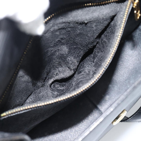 LOUIS VUITTON Epi Saint Cloud GM Shoulder Bag Black Noir M52192 LV Auth 188832