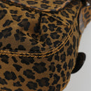 FENDI Shoulder Bag Canvas Brown Gold Auth 188835SAM-16