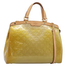 LOUIS VUITTON Monogram Vernis Blair GM Bag 2way Beige Poodle M91754 Auth 188838-1